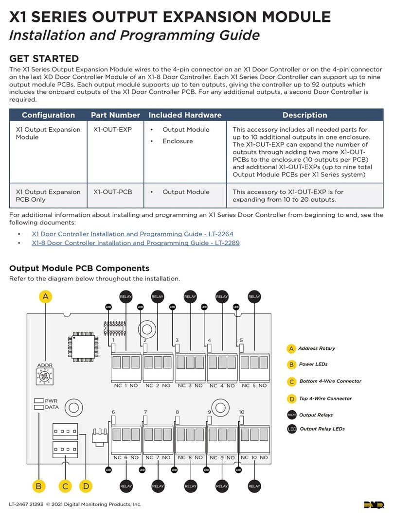 DMP Electronics X1 Installation guide DMP Electronics X1 Installation guide