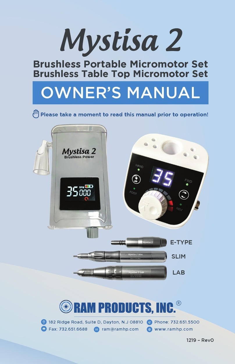 RAM PRODUCTS Mystisa 2 owner's manual