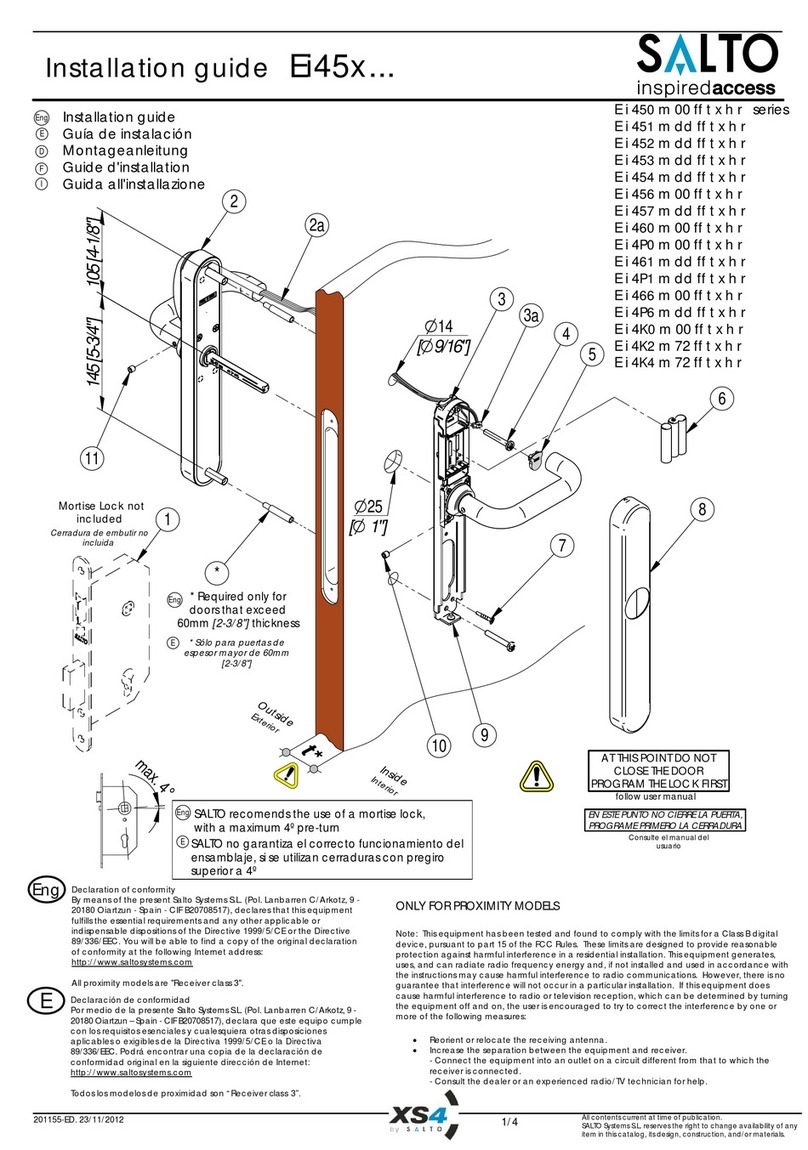Salto Ei45 Series installation guide