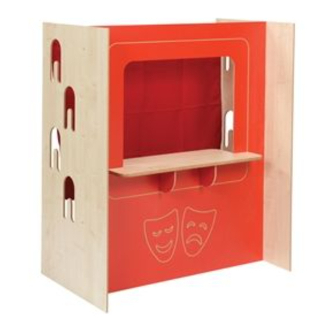 Twoey Panel Puppet Theatre 3670 User manual