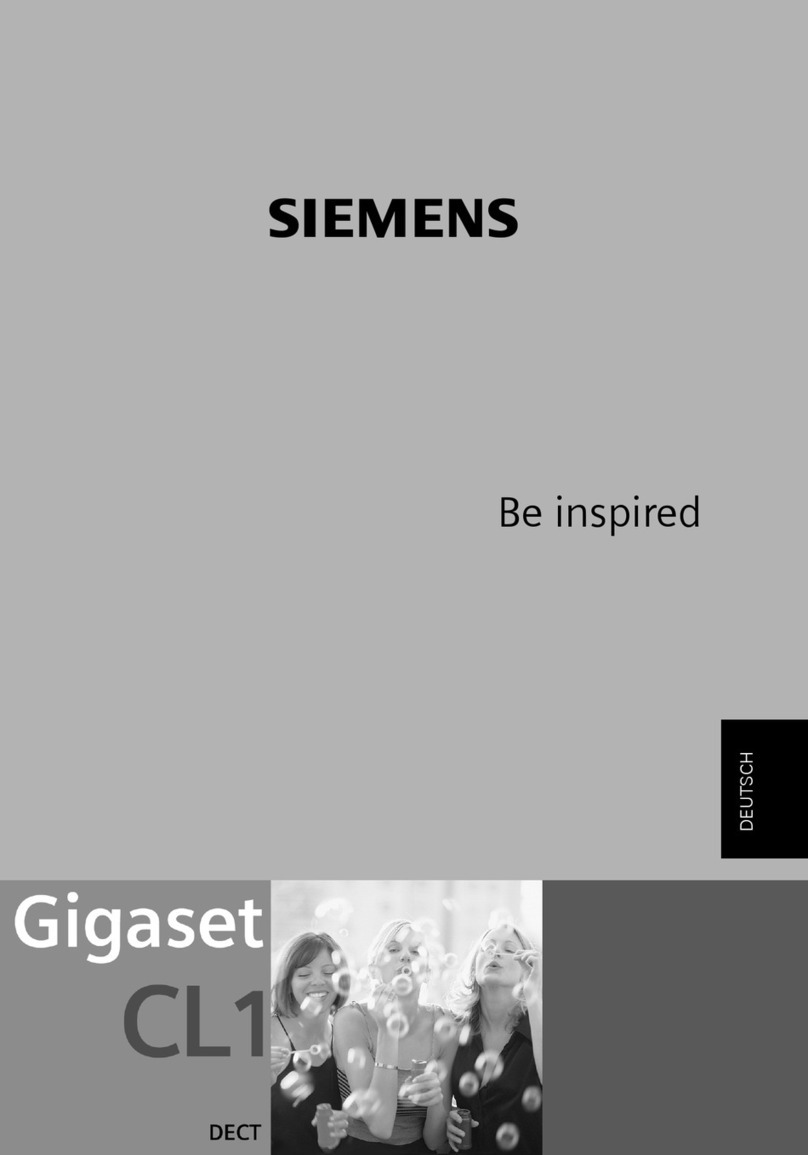 Siemens Gigaset CL1 User manual