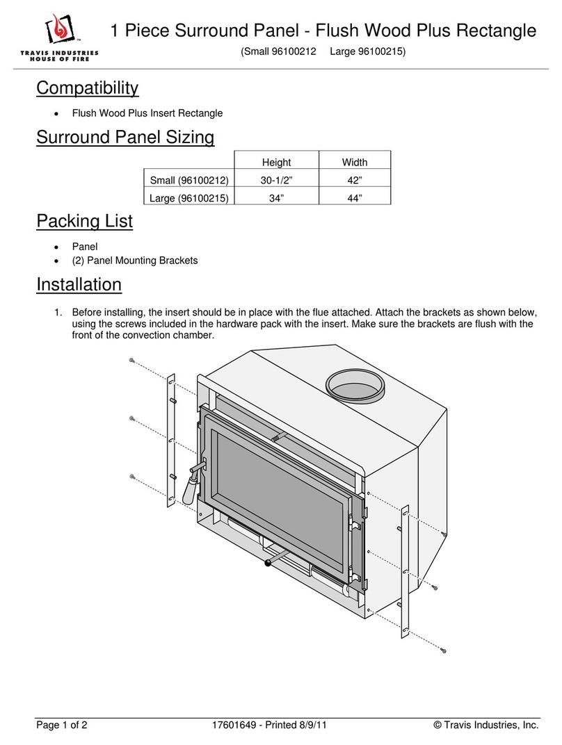 Travis Industries 96100212 User manual