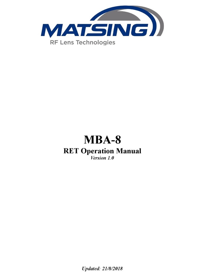 Matsing MBA-8 User manual