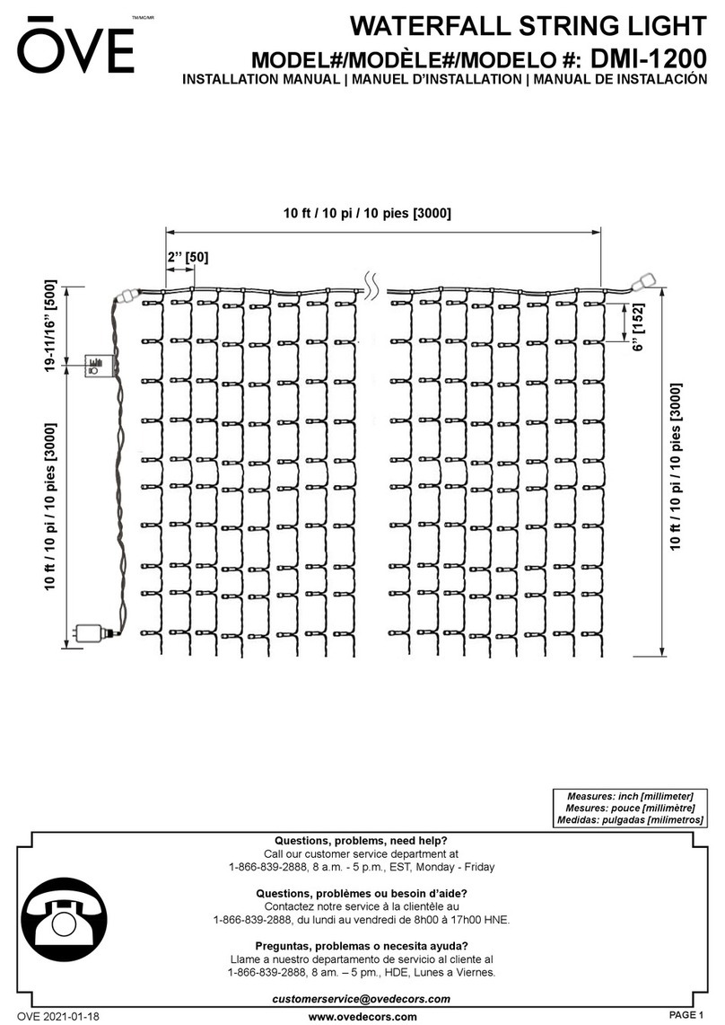 OVE DMI-1200 installation manual