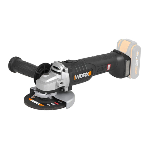 Worx Brushless WX813 User manual