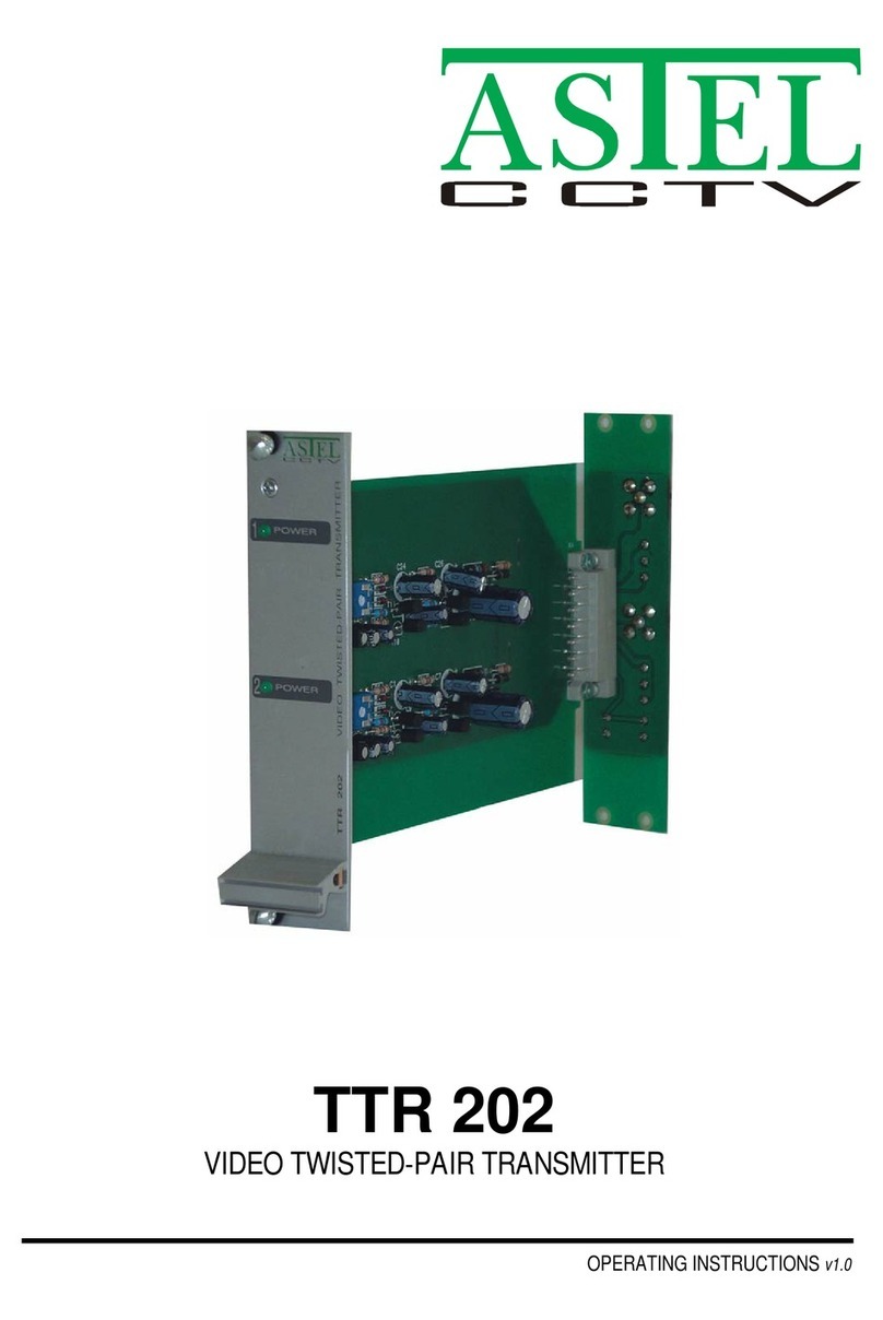 ASTEL TTR 202 operating instructions