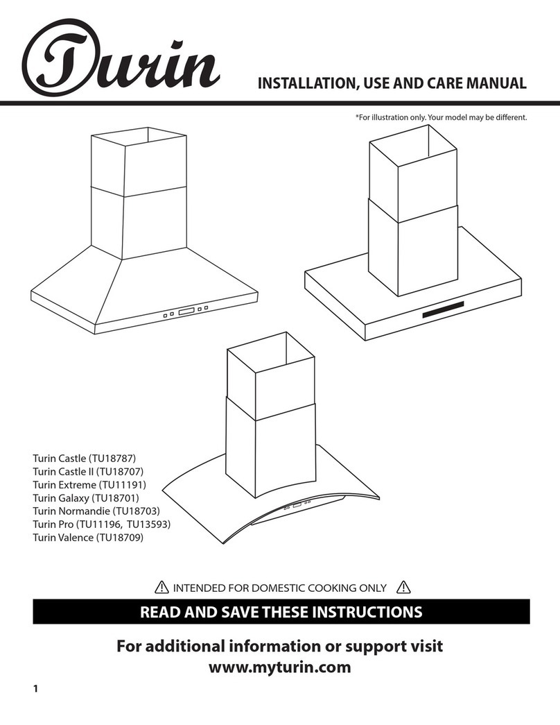 Turin Castle Installation use and care manual
