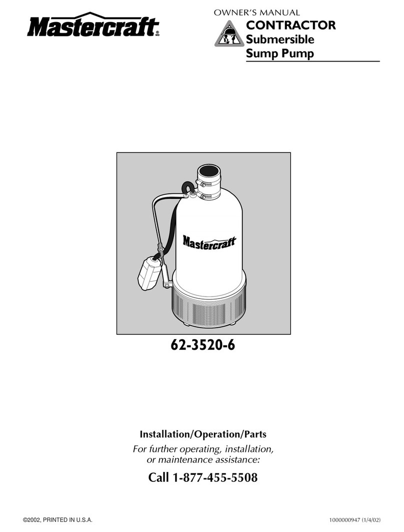 MasterCraft 62-3520-6 User manual MasterCraft 62-3520-6 User manual