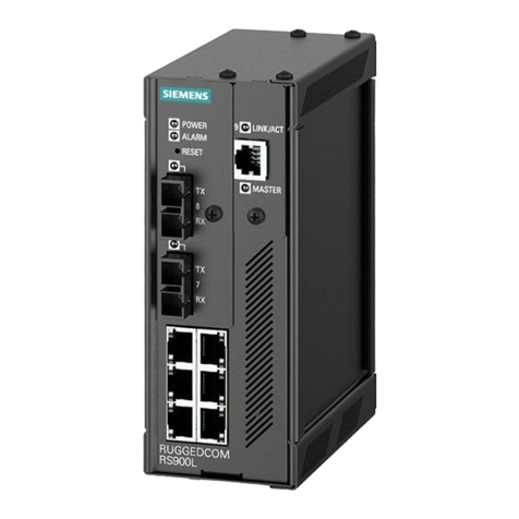 Siemens SIMATIC NET RUGGEDCOM RS900L User manual