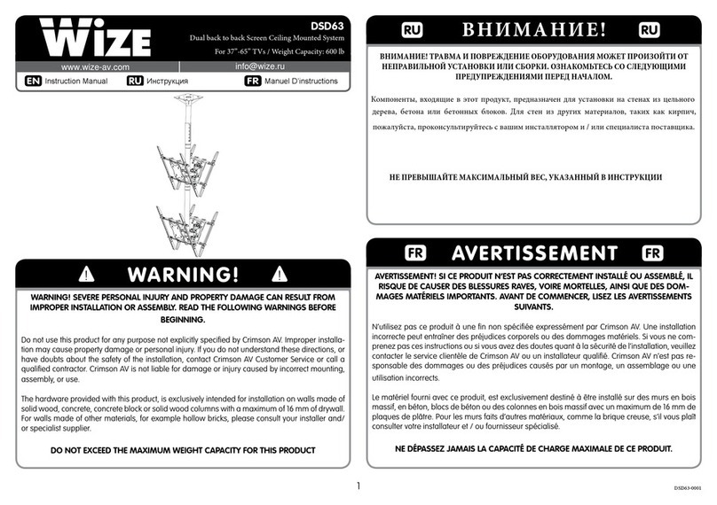 Wize DSD63 User manual