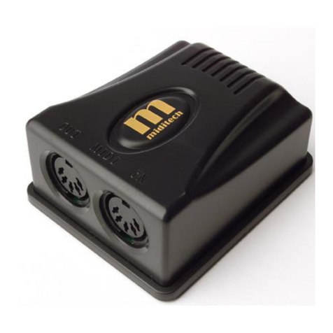Miditech midiface 1x1 II Thru manual
