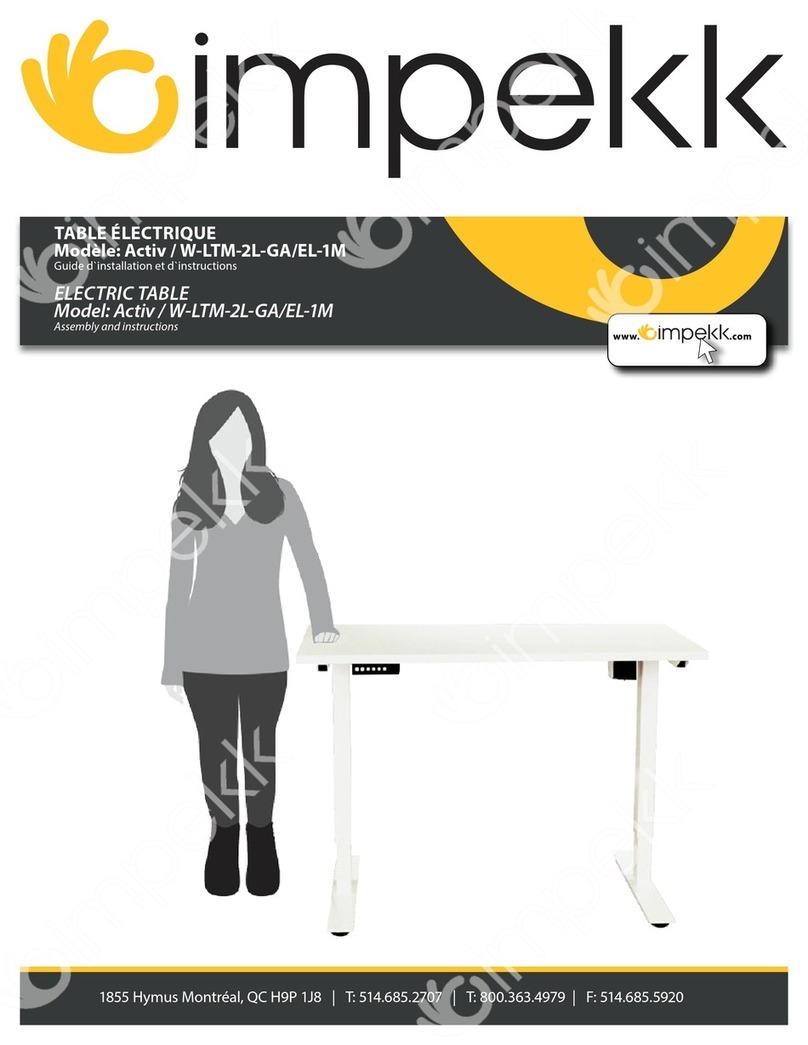 impekk Activ/W-LTM-2L- GA/EL-1M User manual