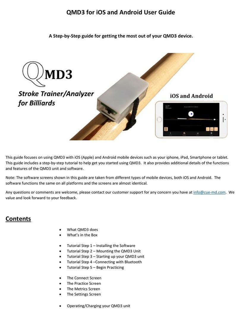 CUE QMD3 user guide