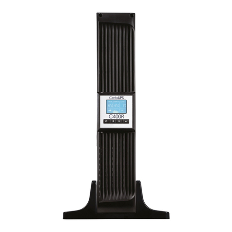 CertaUPS C400R Series user manual