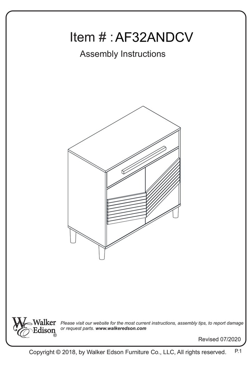 Walker Edison AF32ANDCV User manual Walker Edison AF32ANDCV User manual