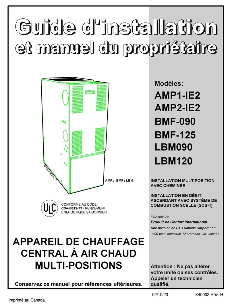 Dettson AMP1-IE2 Installation instructions and homeowner's manual