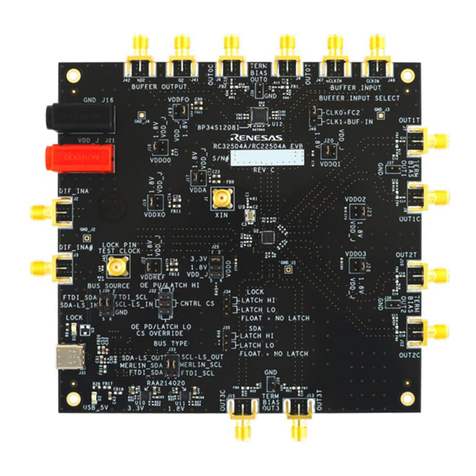 Renesas RC32504A User manual