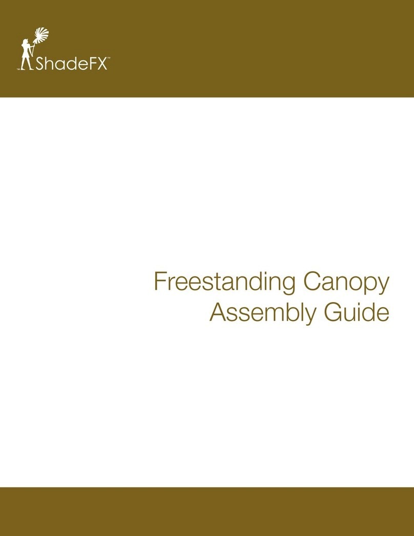 ShadeFX Freestanding Canopy Assembly guide