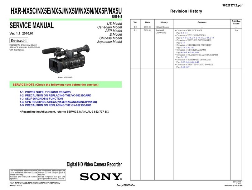 Sony HXR-NX5C User manual