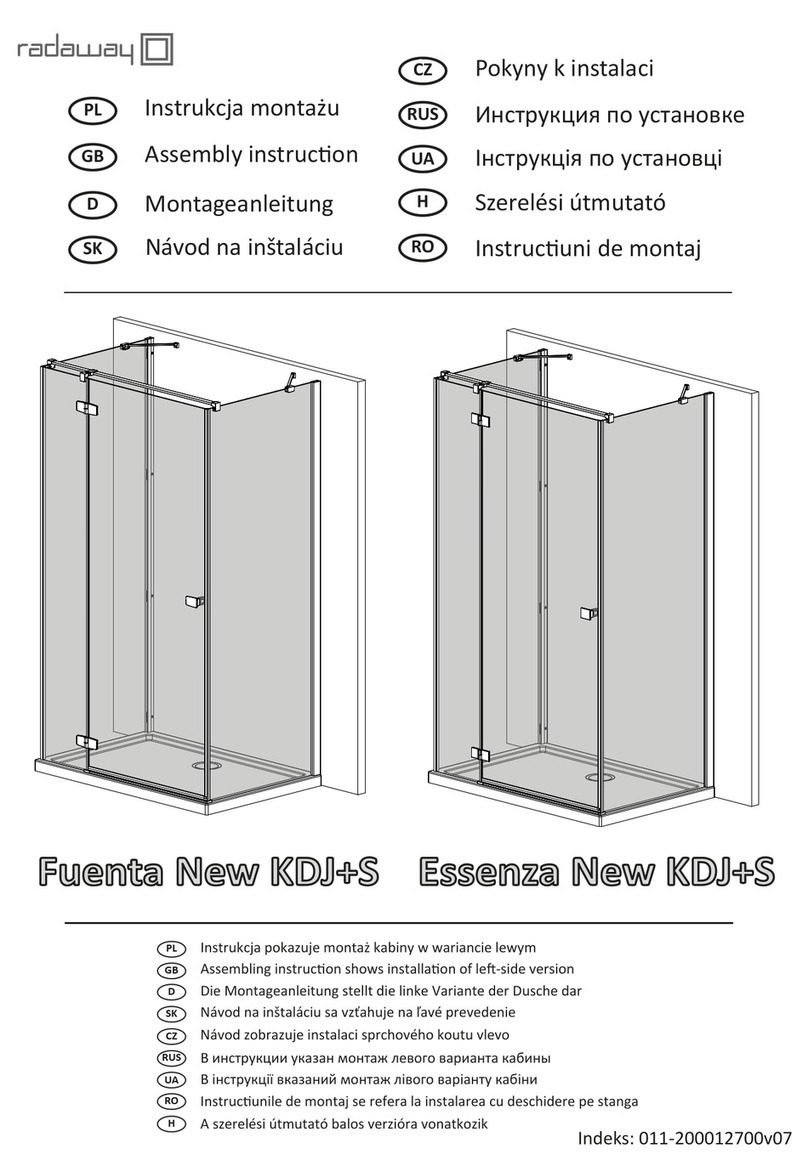 Radaway Fuenta New KDJ+S User manual Radaway Fuenta New KDJ+S User manual