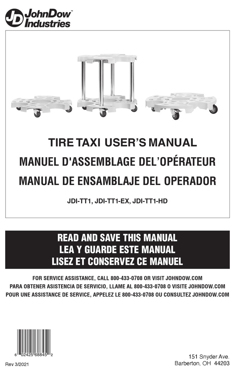 JohnDow Industries JDI-TT1 User manual JohnDow Industries JDI-TT1 User manual