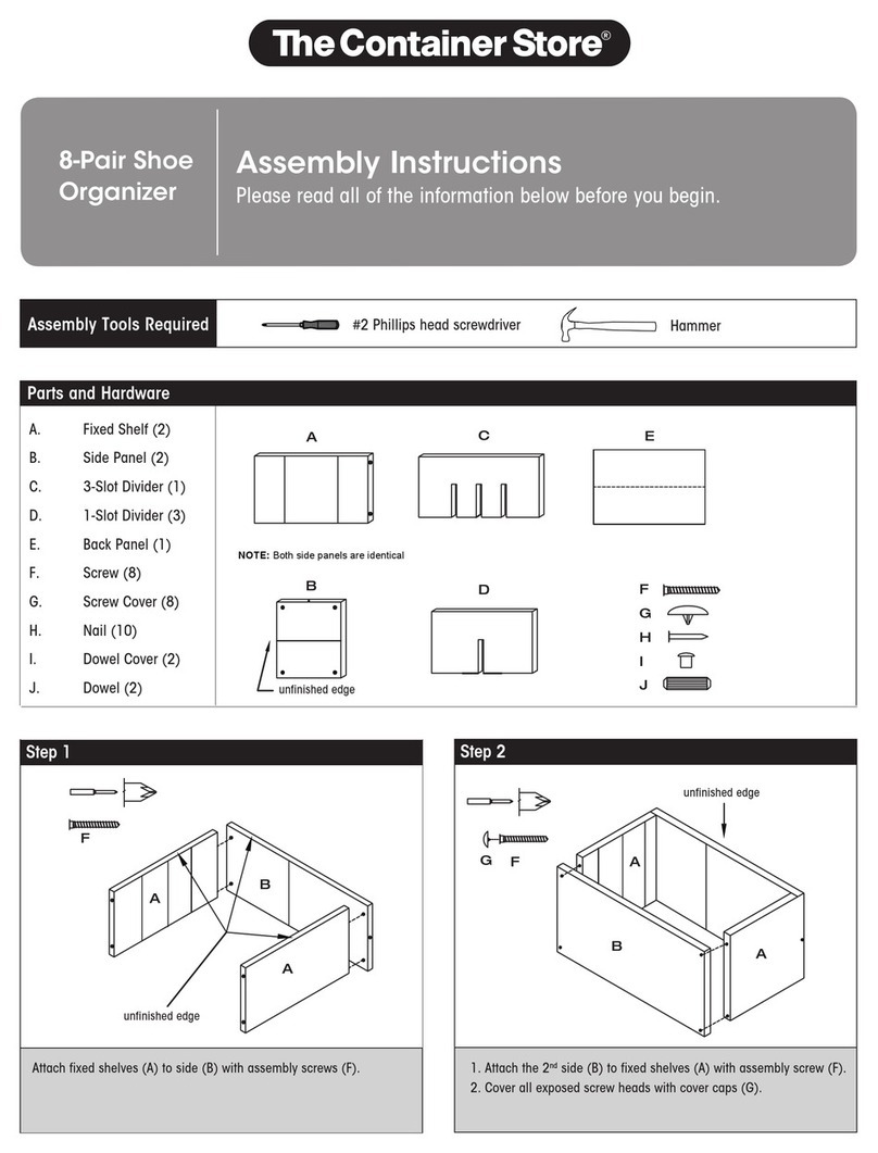 The Container Store 10054253 User manual