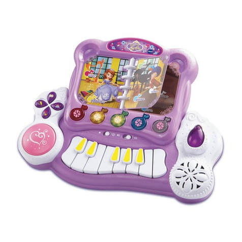 V-tech Disney Sofia the First ROYAL LEARNING PIANO User manual