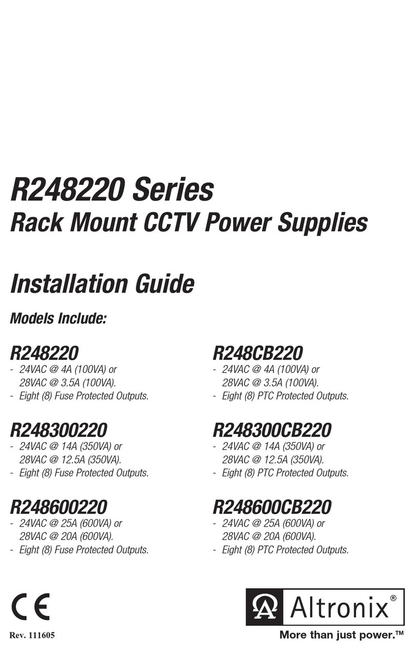 Altronix R248220 Series installation guide