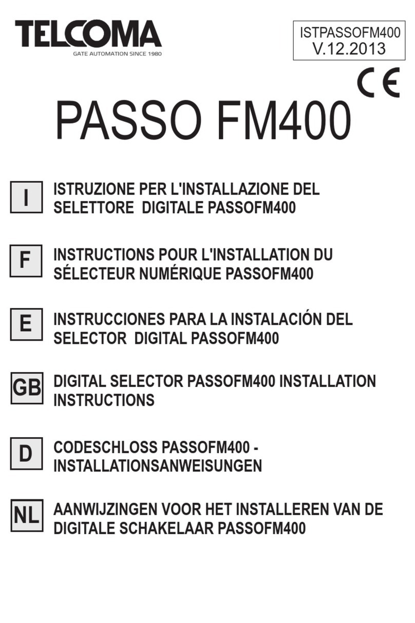 Telcoma PASSO FM400 instructions