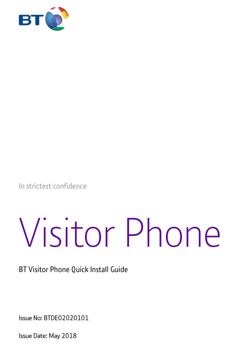 BT Visitor Phone Quick install guide
