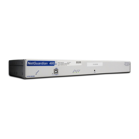 DPS Telecom NetGuardian 480 Quick reference guide