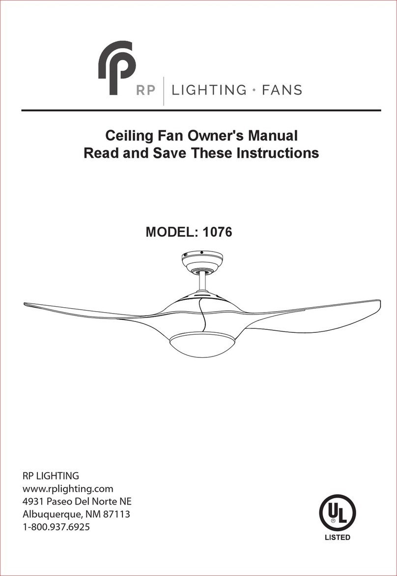 RP LIGHTING 1076 owner's manual