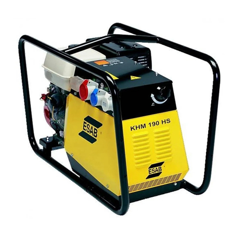 ESAB KHM 190 HS User manual