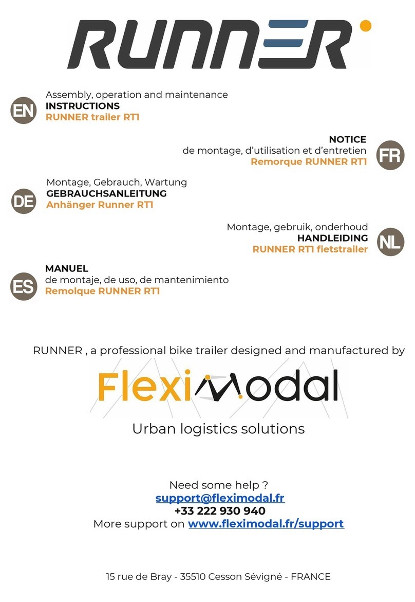 FlexiModal RUNNER RT1 Assembly, operation and maintenance instructions