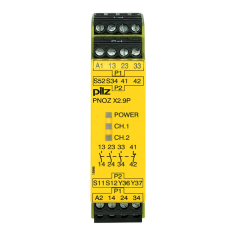 Pilz PNOZ X2.9P operating instructions