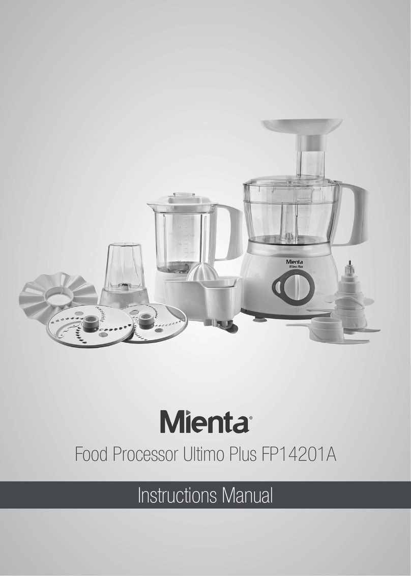 Milenta Ultimo Plus FP14201A instruction manual