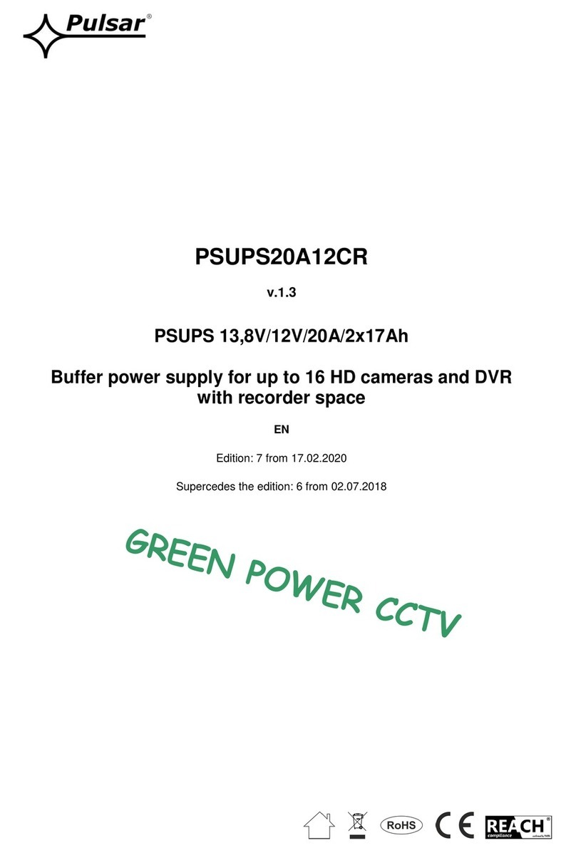 Pulsar PSUPS20A12CR User manual