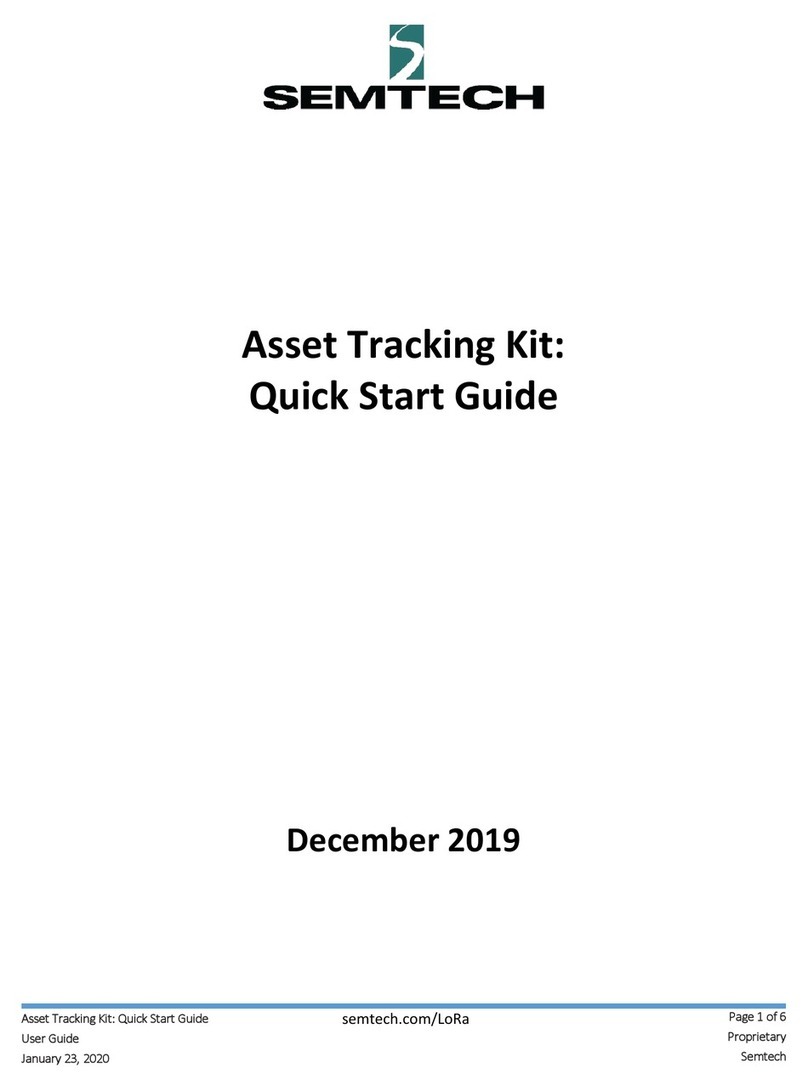 Semtech Asset Tracking Kit User manual