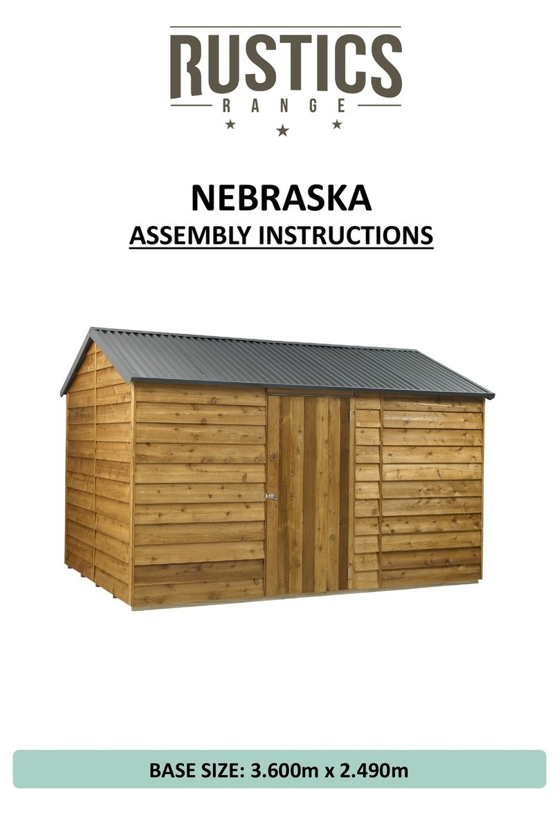 Riverlea Rustics NEBRASKA Assembly instructions