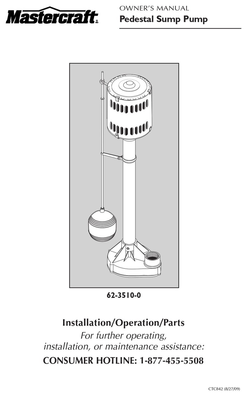 MasterCraft 62-3510-0 owner's manual