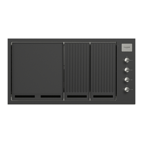 Fulgor Milano FOBQ 1000 G X Instructions for installation and use