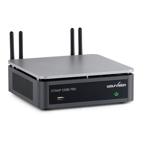 WolfVision Cynap Core PRO quick start guide