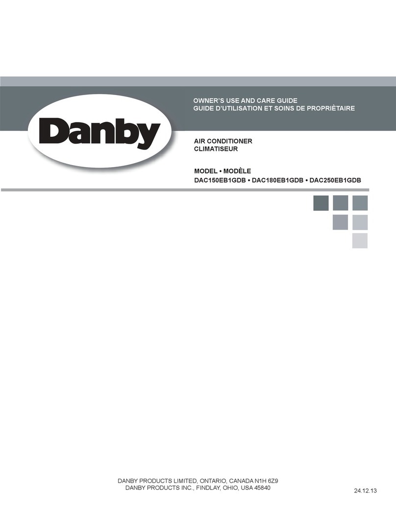 Danby DAC150EB1GDB Assembly instructions