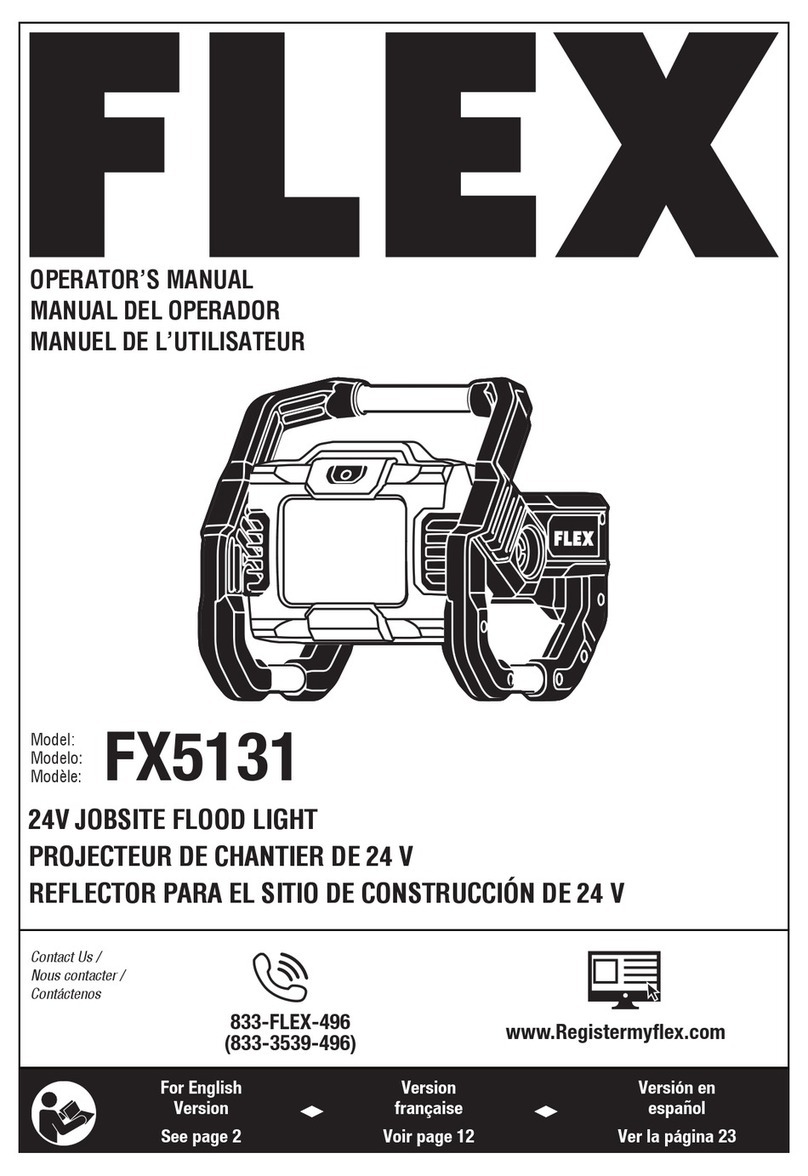 Flex FX5131 Operator's manual