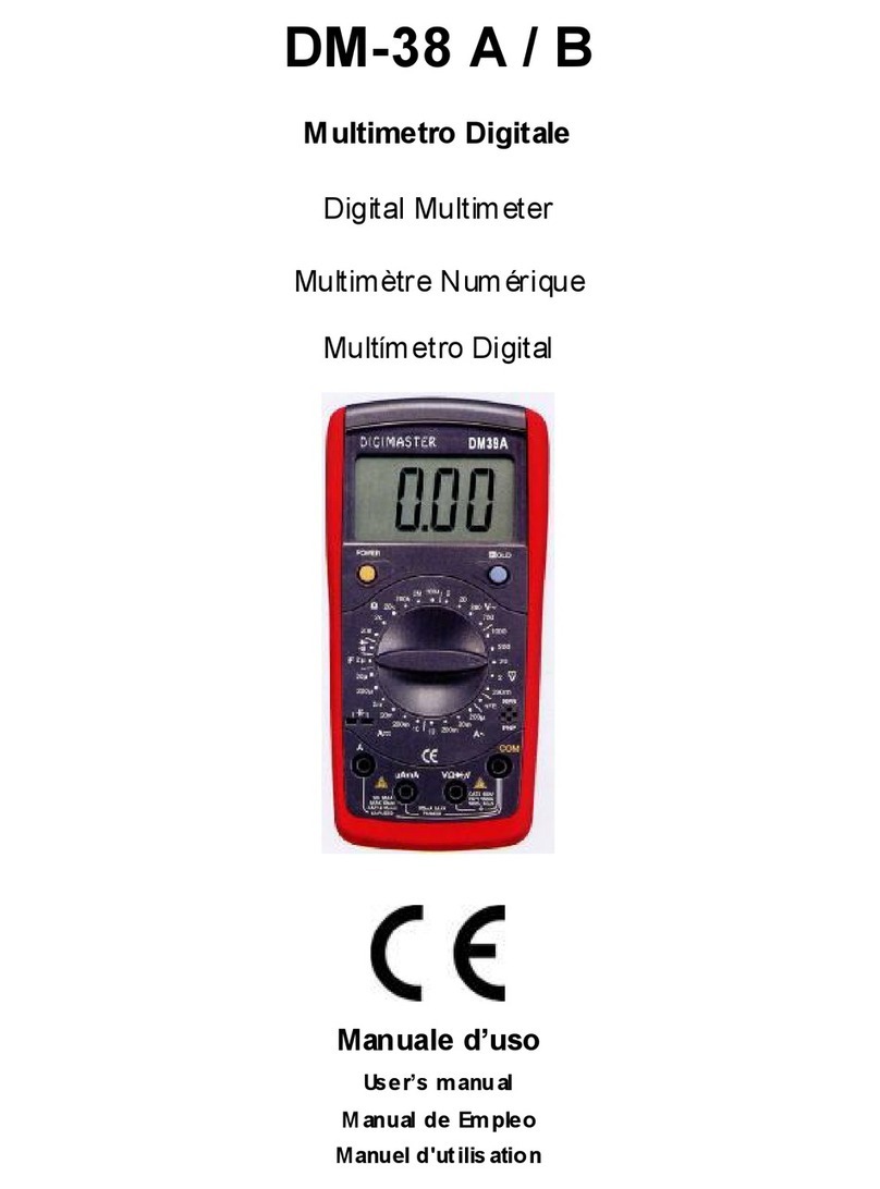 Digimaster DM-38 A User manual