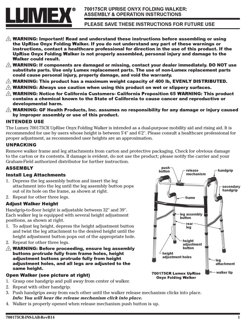 Lumex 700175CR Parts list manual