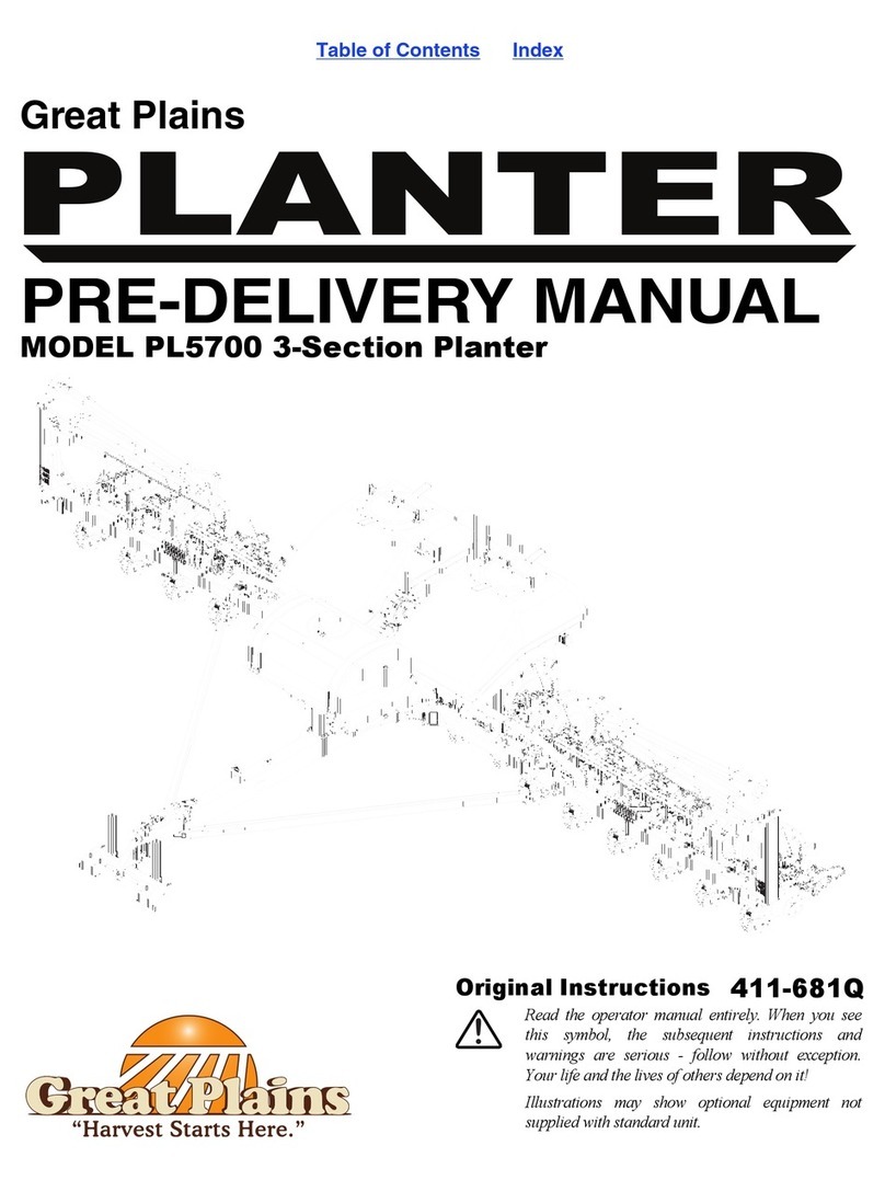 GREAT PLAINS PL5700 Predelivery Manual