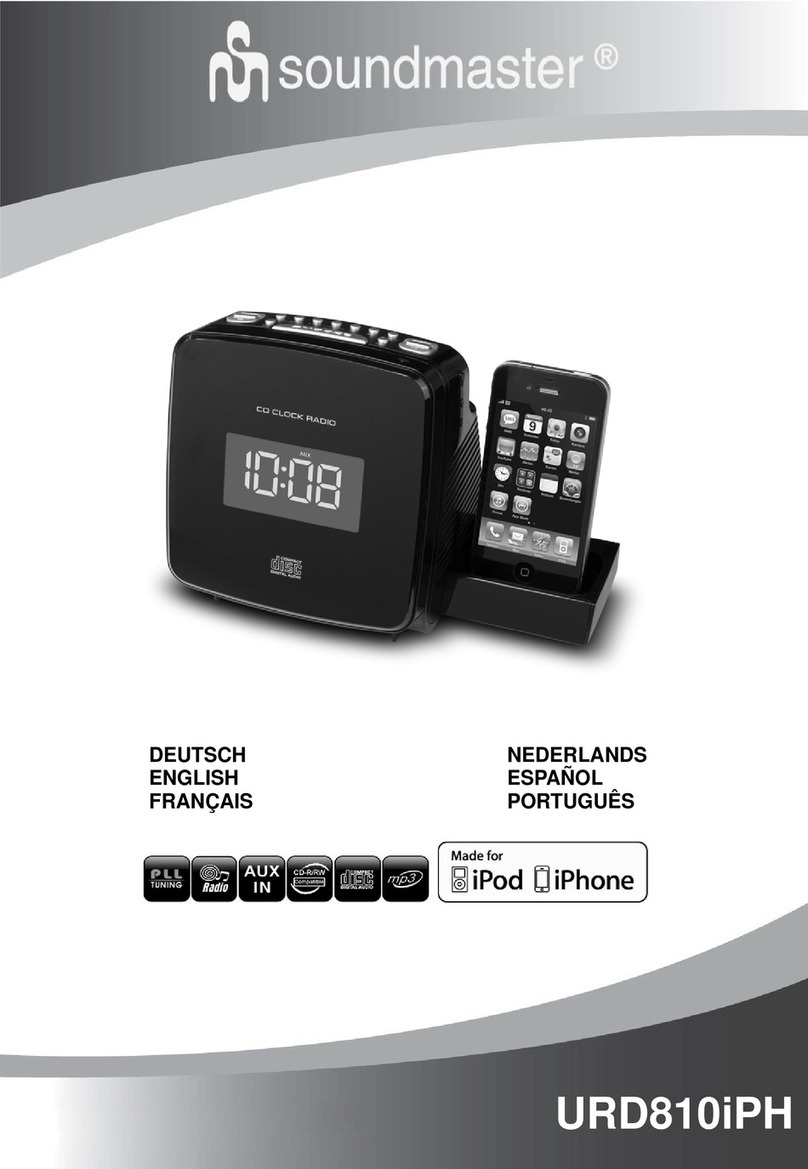 SOUNDMASTER URD810iPH User manual