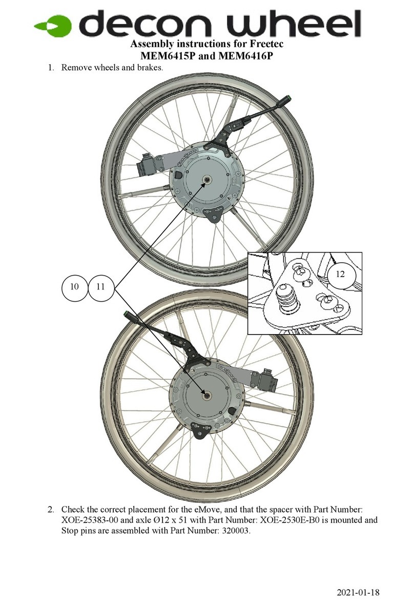Decon wheel Freetec MEM6415P User manual Decon wheel Freetec MEM6415P User manual