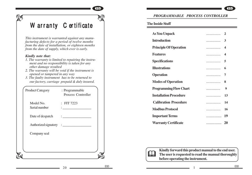 Electronics FIT 7223 manual